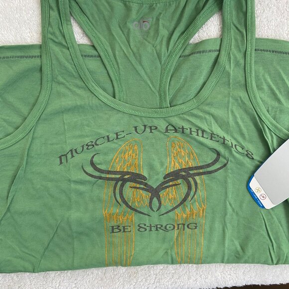 Black alo CoolFit Racerback Tank Top - Never worn - Picture 3 of 5